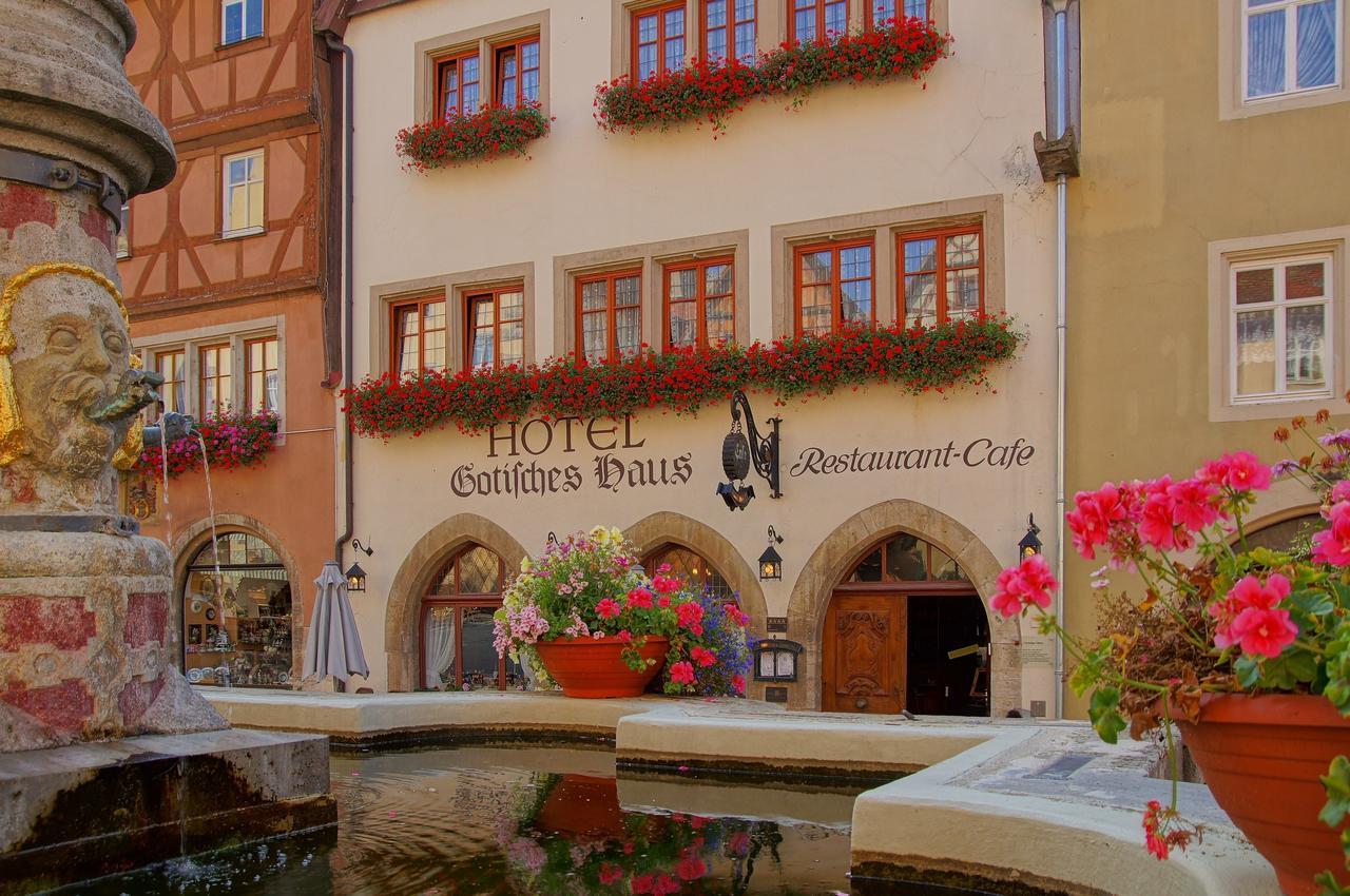 Historik Hotel Gotisches Haus Garni Rothenburg ob der Tauber Extérieur photo